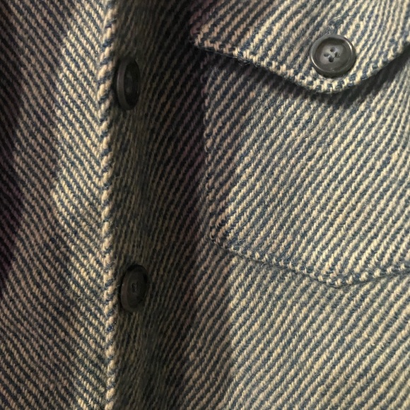 LL bean vintage wool shirt jacket - Picture 3 of 5